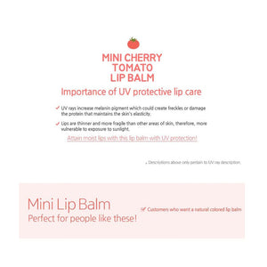 Tonymoly Mini Cherry Tomato Lip Balm SPF15PA +