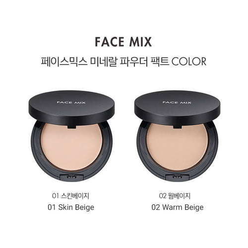 Tonymoly Face Mix Mineral Powder Pact SPF40 PA++ (2 Color)