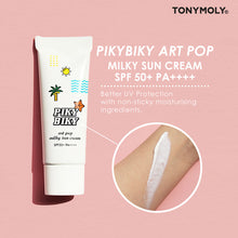 Load image into Gallery viewer, PIKYBIKY ART POP MILKY SUN CREAM SPF50+ PA++++