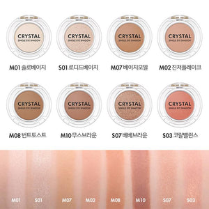 Tonymoly Crystal Single Eye Shadow (23 Colors)